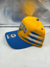 Load image into Gallery viewer, St Louis Blues NHL '47 Brand Gold Diamond Hitch Adjustable Snapback Hat in a vibrant gold color with team logo.
