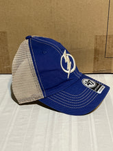 Load image into Gallery viewer, Tampa Bay Lightning NHL '47 Brand Clean Up Blue Adjustable Mesh Hat - Casey's Sports Store