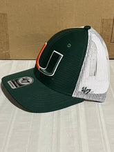 Load image into Gallery viewer, Miami Hurricanes NCAA '47 Brand Green Trucker Mesh Adjustable Snapback Hat - Casey's Sports Store