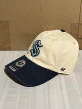 Load image into Gallery viewer, Seattle Kraken NHL '47 Brand Clean Up Natural Two Tone Adjustable Hat - Casey's Sports Store