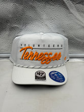 Load image into Gallery viewer, Tennessee Volunteers NCAA '47 Brand White Hitch Rope Adjustable Snapback Hat showcasing team spirit, featuring the iconic logo, perfect for fans.
