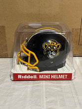 Load image into Gallery viewer, Missouri Tigers NCAA Riddell Speed Black Throwback Alternate Mini Helmet - Casey's Sports Store