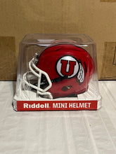 Load image into Gallery viewer, Utah Utes NCAA Riddell Speed Red Mini Helmet - Casey's Sports Store