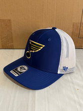 Load image into Gallery viewer, St. Louis Blues NHL '47 Brand Blue Trucker Mesh Adjustable Snapback Hat - Casey's Sports Store