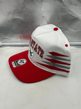Load image into Gallery viewer, Close-up view of the Ohio State Buckeyes NCAA '47 Brand White Diamond Hitch Snapback Adjustable Hat highlighting its unique diamond logo and adjustable snapback design.