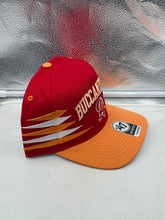 Load image into Gallery viewer, Tampa Bay Buccaneers NFL '47 Brand Red Diamond Hitch Snapback Adjustable Hat front view showcasing its vibrant red color and diamond design.