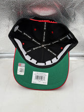 Load image into Gallery viewer, Close-up of the Ohio State Buckeyes NCAA '47 Brand Black Diamond Hitch Snapback Adjustable Hat featuring the iconic Buckeyes logo and unique Black Diamond design.
