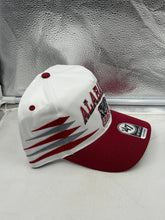 Load image into Gallery viewer, Lifestyle photo of a person wearing the Alabama Crimson Tide NCAA '47 Brand White Diamond Hitch Snapback Adjustable Hat at a game, capturing the spirit of support for the Alabama Crimson Tide hat.