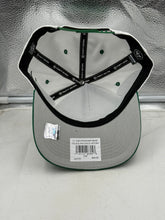 Load image into Gallery viewer, Close-up view of the Philadelphia Eagles NFL '47 Brand White Diamond Hitch Snapback Adjustable Hat highlighting embroidery and adjustable fit for comfort.