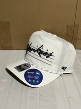 Load image into Gallery viewer, New York Yankees MLB '47 Brand White Script Hitch Rope Adjustable Snapback Hat - Casey's Sports Store