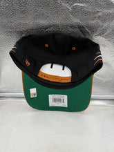 Load image into Gallery viewer, Texas Longhorns NCAA '47 Brand Black Diamond Hitch Snapback Adjustable Hat worn by a fan at a game, displaying team spirit and comfort.