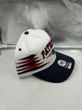 Load image into Gallery viewer, New England Patriots NFL '47 Brand White Diamond Hitch Snapback Adjustable Hat displayed on a white background, showcasing the team's logo and adjustable snapback design for a stylish fan accessory.