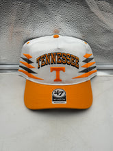 Load image into Gallery viewer, Tennessee Volunteers NCAA '47 Brand White Diamond Hitch Snapback Adjustable Hat featuring the iconic Volunteers logo on a clean white design, perfect for game days and casual wear.