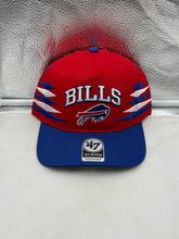 Load image into Gallery viewer, Buffalo Bills NFL '47 Brand Red TT Diamond Hitch Snapback Adjustable Hat showcasing its vibrant red color and iconic team logo, ideal for fans who support their team with the Buffalo Bills hat.