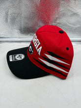 Load image into Gallery viewer, Close-up view of the Georgia Bulldogs NCAA '47 Brand Red TT Diamond Hitch Snapback Adjustable Hat highlighting the quality fabric and adjustable snapback feature.