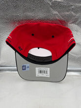 Load image into Gallery viewer, Side angle of the Georgia Bulldogs NCAA '47 Brand Red TT Diamond Hitch Snapback Adjustable Hat displaying its unique diamond hitch design and comfortable fit.