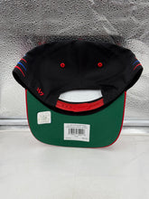Load image into Gallery viewer, Close-up of the New England Patriots NFL '47 Brand Black Diamond Hitch Snapback Adjustable Hat highlighting the classic team logo and modern design, perfect for game day.