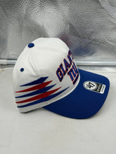 Load image into Gallery viewer, New York Giants NFL '47 Brand White TT Diamond Hitch Snapback Adjustable Hat displayed from the front, showcasing its unique diamond pattern and bold team logo.