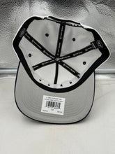 Load image into Gallery viewer, Adjustable fit of the Notre Dame Fighting Irish NCAA '47 White Diamond Hitch Snapback Hat showcasing a trendy design, ideal for fans who want to display their team spirit comfortably.