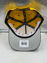 Load image into Gallery viewer, Close-up view of the Notre Dame Fighting Irish NCAA '47 Gold Diamond Hitch Snapback Adjustable Hat highlighting the vibrant gold color and quality materials used for durability.