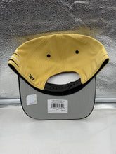 Load image into Gallery viewer, New Orleans Saints NFL '47 Brand Gold TT Diamond Hitch Snapback Adjustable Hat worn by a fan at a game, demonstrating its perfect fit and team spirit.