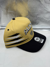 Load image into Gallery viewer, New Orleans Saints NFL '47 Brand Gold TT Diamond Hitch Snapback Adjustable Hat showcasing its unique diamond hitch design, perfect for fans seeking comfort and style.