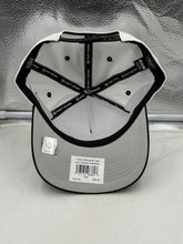 Load image into Gallery viewer, Las Vegas Raiders NFL '47 Brand White TT Diamond Hitch Snapback Adjustable Hat featuring adjustable snapback closure for a comfortable fit, perfect for game days.
