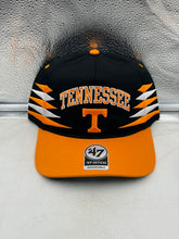 Load image into Gallery viewer, Tennessee Volunteers NCAA '47 Brand Black Diamond Hitch Snapback Adjustable Hat showing the front view with logo and classic black design for loyal Vols fans.
