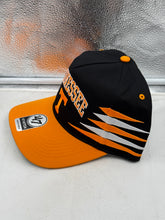 Load image into Gallery viewer, Side view of the Tennessee Volunteers NCAA '47 Brand Black Diamond Hitch Snapback Adjustable Hat showcasing the adjustable snapback closure and stylish silhouette.