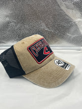 Load image into Gallery viewer, Cleveland Guardians Throwback MLB '47 Brand Khaki Mesh Clean Up Adjustable Hat - Casey's Sports Store