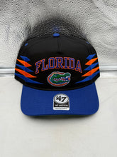 Load image into Gallery viewer, Florida Gators NCAA '47 Brand Black TT Diamond Hitch Snapback Adjustable Hat showcasing the iconic team logo and sleek design, perfect for fans.