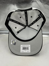 Load image into Gallery viewer, Close-up view of the Jacksonville Jaguars NFL '47 Brand White Diamond Hitch Snapback Adjustable Hat featuring adjustable snapback design and breathable fabric for comfort.