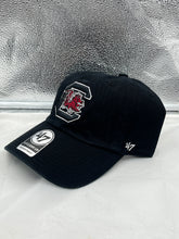 Load image into Gallery viewer, South Carolina Gamecocks NCAA '47 Brand Black Clean Up Adjustable Hat - Casey's Sports Store