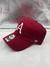 Load image into Gallery viewer, Arkansas Razorbacks NCAA '47 Brand Throwback Red Clean Up Adjustable Hat - Casey's Sports Store