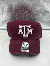 Load image into Gallery viewer, Texas A&M Aggies NCAA '47 Brand Maroon Clean Up Adjustable Hat - Casey's Sports Store