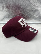 Load image into Gallery viewer, Texas A&M Aggies NCAA '47 Brand Maroon Clean Up Adjustable Hat - Casey's Sports Store