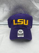 Load image into Gallery viewer, LSU Tigers NCAA '47 Brand Purple Clean Up Adjustable Hat - Casey's Sports Store
