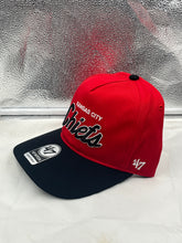 Load image into Gallery viewer, Kansas City Chiefs NFL '47 Brand Red Two Tone Script Hitch Adjustable Hat - Casey's Sports Store