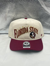 Load image into Gallery viewer, Florida State Seminoles FSU NCAA '47 Brand Beige Two Tone Hitch Adjustable Hat - Casey's Sports Store