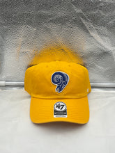 Load image into Gallery viewer, Los Angeles Rams NFL '47 Brand Throwback Gold Clean Up Adjustable Hat - Casey's Sports Store