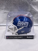 Load image into Gallery viewer, New York Giants NFL Riddell Speed Blue Script Alternate Mini Helmet - Casey's Sports Store