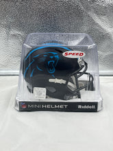 Load image into Gallery viewer, Carolina Panthers NFL Riddell Speed Black Alternate Mini Helmet - Casey's Sports Store