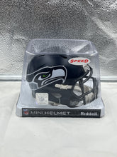 Load image into Gallery viewer, Seattle Seahawks NFL Riddell Speed Blue Mini Helmet - Casey's Sports Store
