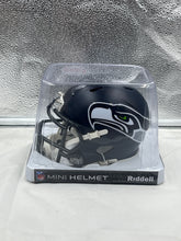 Load image into Gallery viewer, Seattle Seahawks NFL Riddell Speed Blue Mini Helmet - Casey's Sports Store