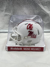Load image into Gallery viewer, Ole Miss Rebels NCAA Riddell Speed White Alternate Mini Helmet - Casey's Sports Store