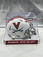 Load image into Gallery viewer, Virginia Cavaliers NCAA Riddell Speed White Mini Helmet - Casey's Sports Store