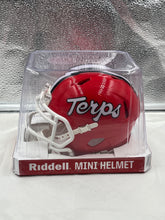 Load image into Gallery viewer, Maryland Terrapins NCAA Riddell Speed Red Script Mini Helmet - Casey's Sports Store