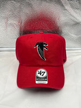 Load image into Gallery viewer, Atlanta Falcons NFL '47 Brand Throwback Red Clean Up Adjustable Hat - Casey's Sports Store