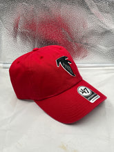 Load image into Gallery viewer, Atlanta Falcons NFL '47 Brand Throwback Red Clean Up Adjustable Hat - Casey's Sports Store