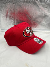 Load image into Gallery viewer, San Francisco 49ers NFL '47 Brand Red Clean Up Adjustable Hat - Casey's Sports Store